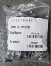 100 Pack - Enphase Q-CLIP-100 Solar Cable Clips For Enphase IQ6 IQ7 IQ8 Inverter