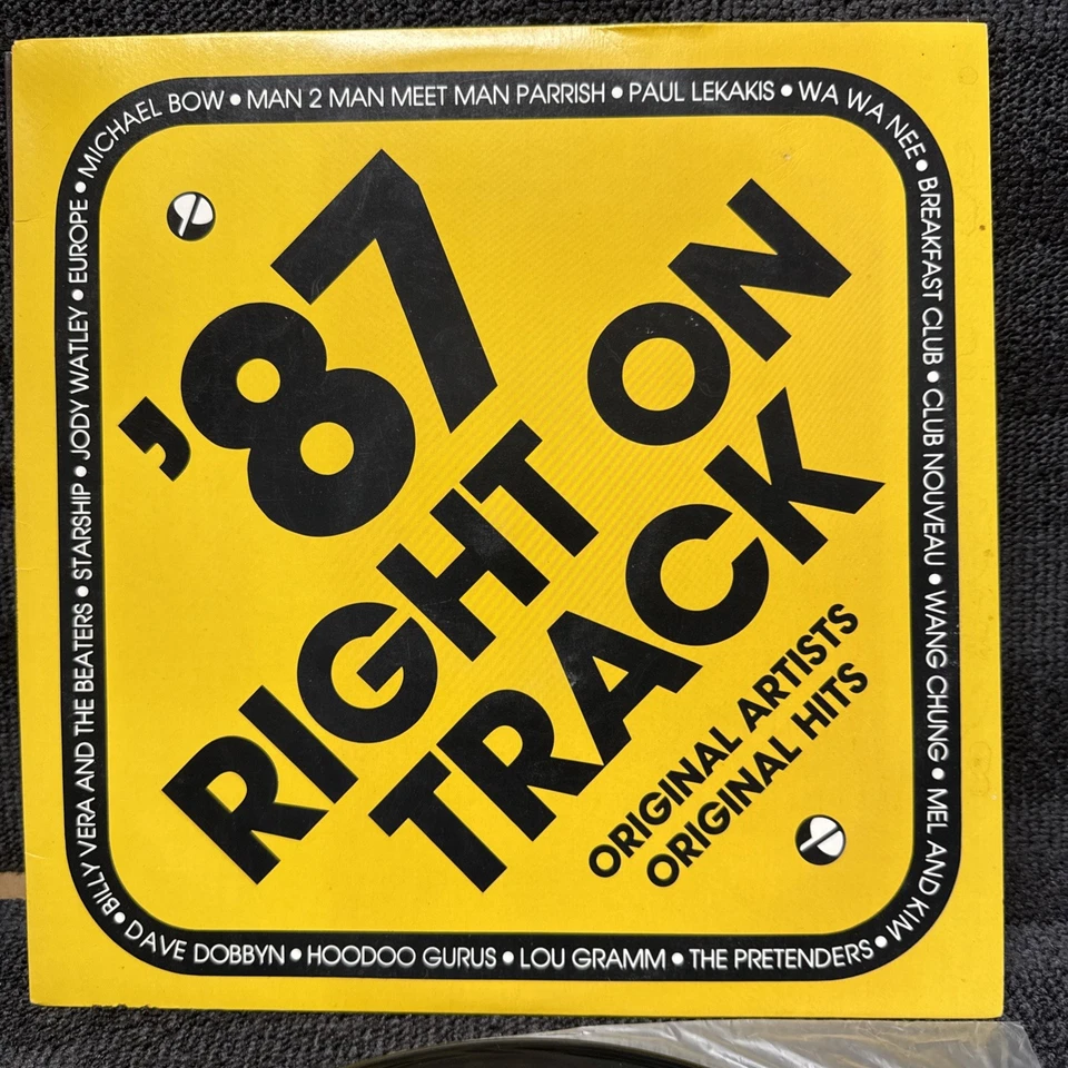 '87 Right On Track - Various compilation LP 33RPM 12" Vinyl - Image 2 of 4
