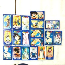 Dragon Ball Z Square Menko Cards Set of 20 Lot Vintage Japan Anime Collectible