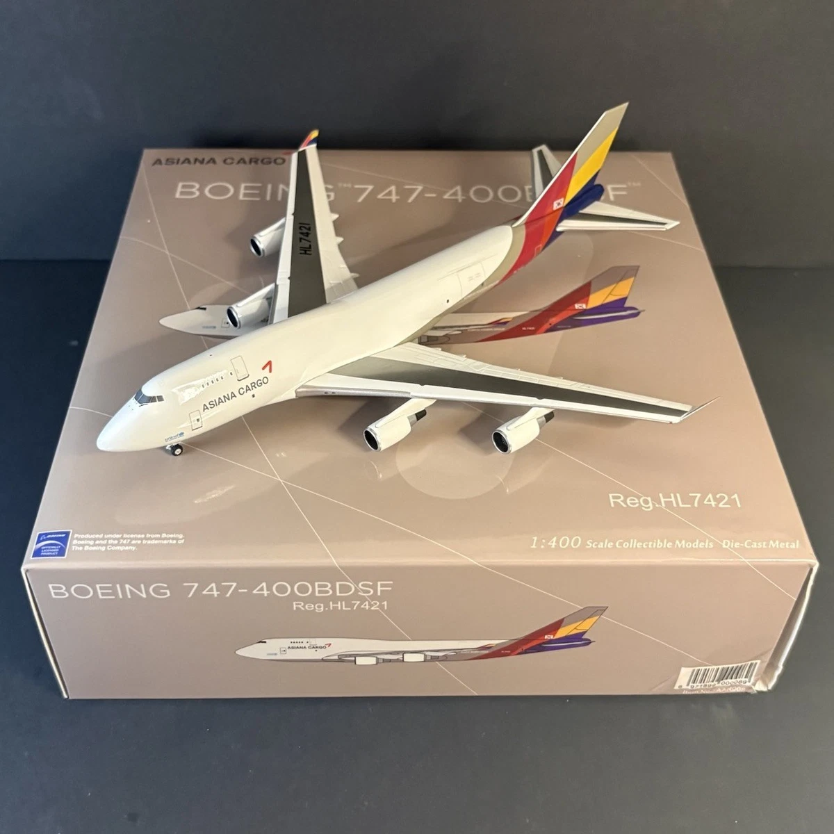TECKEEN 1/400 Schaal Luchtmacht Een 747 Vliegtuig Model Legering Fighter Model Diecast Vliegtuig Model voor Collectie