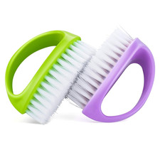 2 Pack Hand Nail Brush for Cleaning Fingernails Durable Stiff Bristles Nail Scru