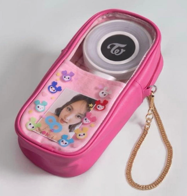 TWICE CANDYBONG∞ ポーチ ピンバッジ ピクチャーチケット セット TWICE CANDYBONG CASE ONCE JAPAN Membership Renewal Bonus No Light