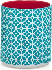 DOWAN Colorful Large Utensil Holder Ceramic Kitchen Utensil Holder