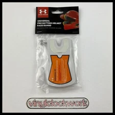 Under Armour Universal Pro Batting Helmet Face Guard White With Hardware New