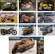 Italeri 1/9 Motor Bike New Plastic Model Kit Motorbike 1 9 Figure Mr Models