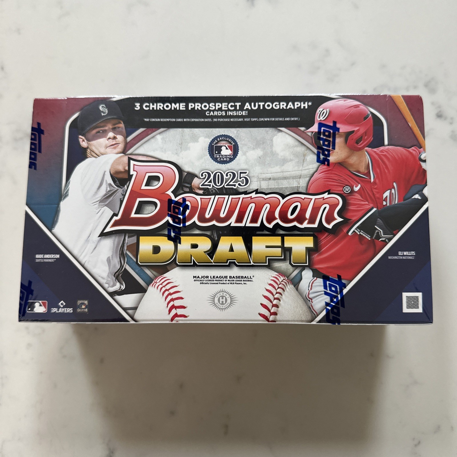 2025 Bowman Draft Baseball Jumbo Box 3 Autos bmwt BOWMAN DRAFT