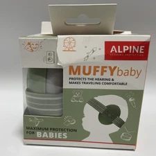 Alpine Muffy Baby Ear Protection for Babies and Toddlers up to 36 Months - Green