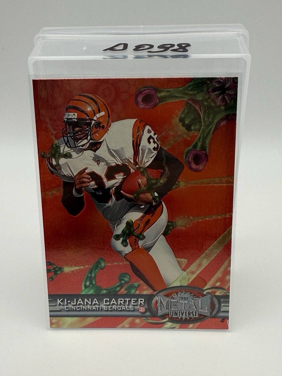 1997 Skybox Metal Universe  #77 Ki-Jana Carter  Cincinnati Bengals