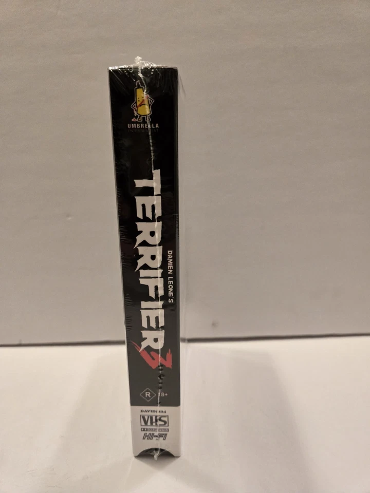 Terrifier 3 VHS 2024 Umbrella Entertainment Art The Clown OG Owner Fast Shipping - Image 3 of 4