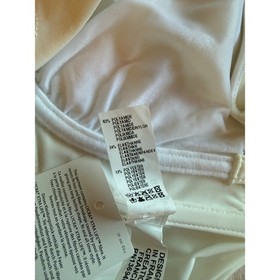 lise charmel macrame boheme bikini top white ivory, women large / b cup