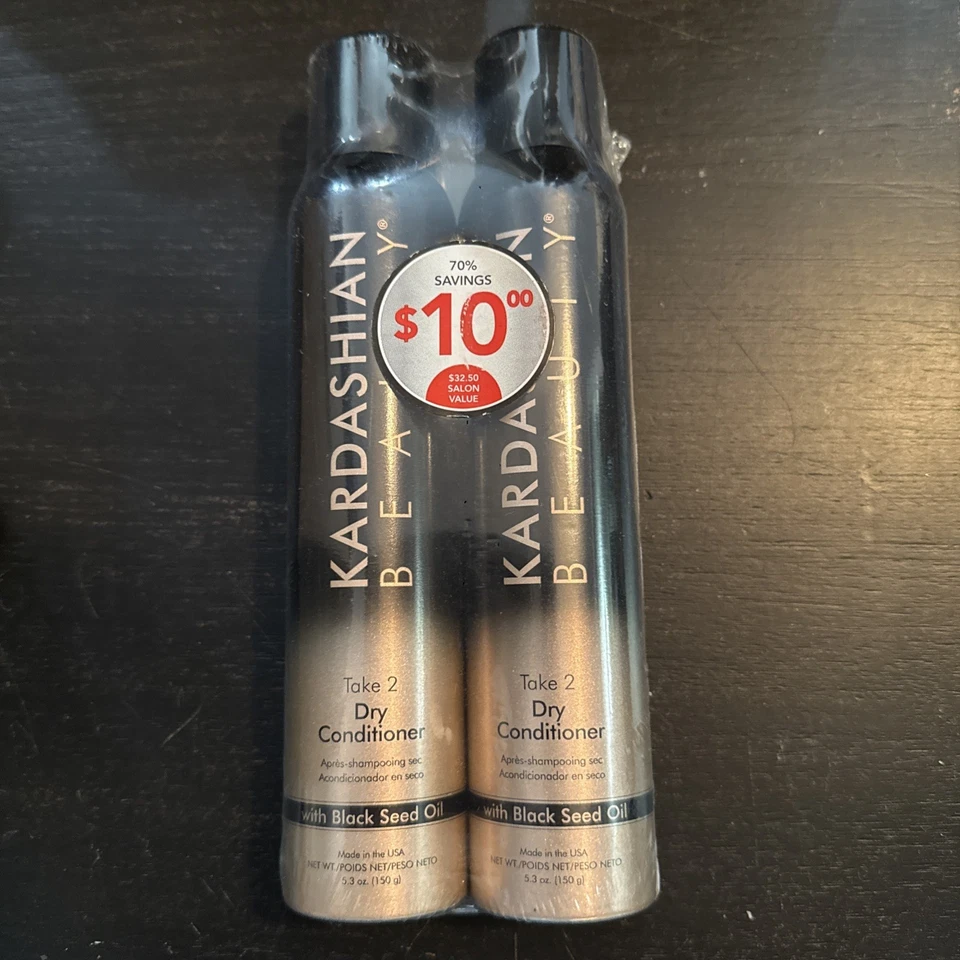 Kardashian Beauty Take 2 Acondicionador Seco Aceite Semilla Negra Farouk Chi BioSilk Lote 2 Foto 2 de 2