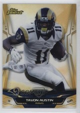 2014 Topps Finest Gold Refractor 64/75 Tavon Austin #48 0q1p