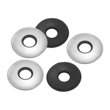10Pcs 10x25mm 304 Stainless Steel EPDM Bonded Sealing Neoprene Rubber Washers
