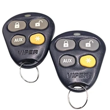 PAIR OF VIPER KEYLESS REMOTE START FOB ALARM TRANSMITTER EZSDEI474V RPN 474V