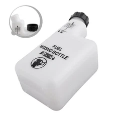 White Oil Mixing Bottle Oil Mixing Bottle Plastic 1 Liter Bottle White