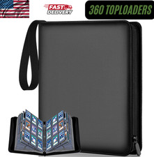 Toploader Binder Holds 288 Toploaders 9 Pocket Top Loader Binders for 3 x 4''