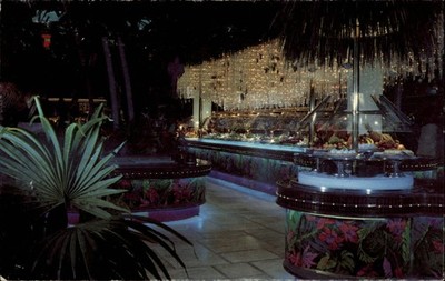 Paradise Buffet Mesquite Nevada vintage postcard h787