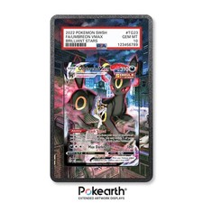 Umbreon VMAX TG23/TG30 - Case con Artwork Esteso per Carte Gradate custodia