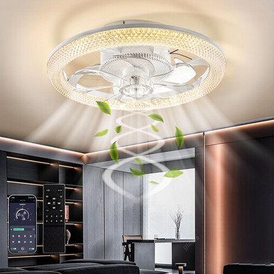 LED Deckenlampe Deckenventilator Ventilator mit Beleuchtung Dimmbar Lüfterlicht