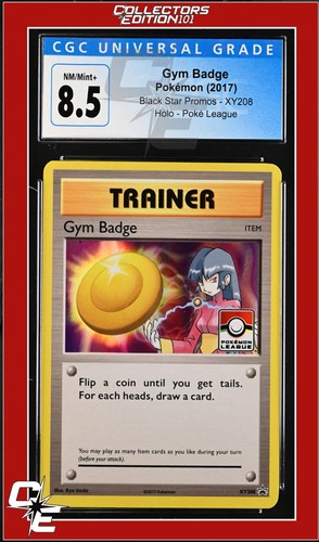 Gym Badge graded CGC 8.5 for sale on eBay