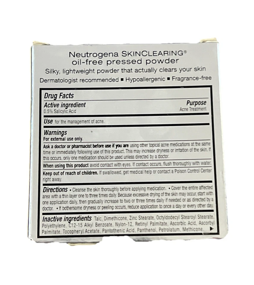 Neutrogena SkinClearing Oil-Free Pressed Powder, Blush Treatment Medium #03 - Image 2 of 4