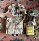 Vintage Military Gas Mask Bag WW1 Rare Antique