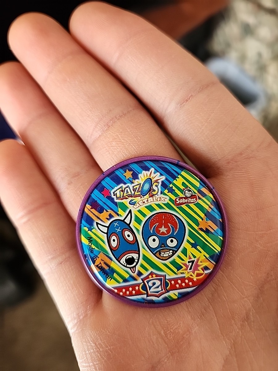 Vintage ¡MUCHA LUCHA! Metalix Tazos Taso Pogs | eBay
