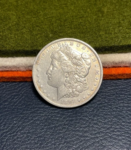 (#101798) Morgan Dollar:  1891 O   XF details.   (see video!)
