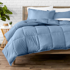 Ultra-Soft Goose Down Alternative Comforter Set - King/Cal King, Coronet Blue