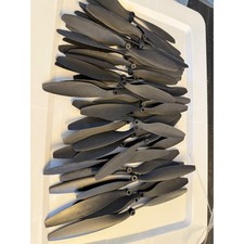 Bulk Lot Black RC Drone Propeller Blades Plastic Replacement Parts 10-12 Inch