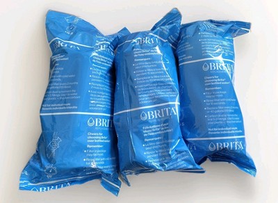 Lot of 3 Brita Standard Replacement Filters - Filter lasts 2 Months (40 Gal)