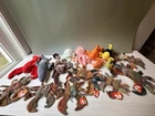 ✨Vintage Ty Beanie Babies Sea Creatures Crab Jellyfish Shark Fish Lot Of 16