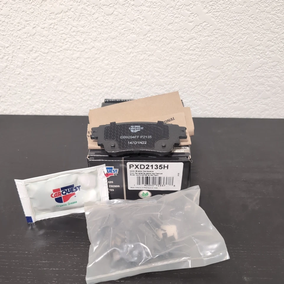 Juego Pastillas Freno Disco Mitsubishi CARQUEST Professional Platinum PXD2135H, Traseras Foto 3 de 3