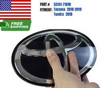 Fit For Tacoma 2018-2019 Front Grille Emblem Logo 53141-71010 Fits Tundra 2018