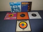 VINTAGE 45 RPM RECORDS AND PICTURE SLEEVES, BEATLES AND MORE (SEE DESCRIPTION)