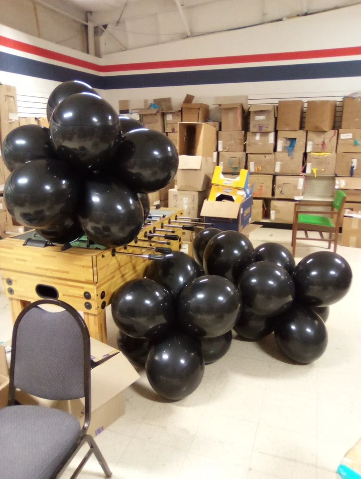 Qualatex 16" Blanco u Ónix Negro 2do (A Granel) Látex Q1728 M Caja = 1728 Globos Foto 3 de 4