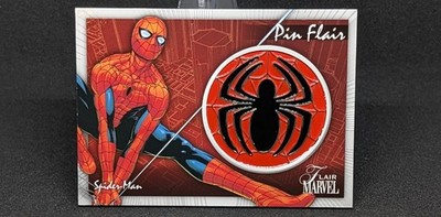 2023 Flair Marvel Pin Flair Spider-Man #PFM12 Peter Parker Fleer Upper Deck