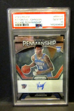 Keyontae Johnson 2023-24 Panini Mosaic Rookie Penmanship Auto PSA10!Thunder F RC