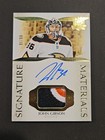 2021-22 Upper Deck The Cup John Gibson Signature Materials /99 #SP-GI Auto Patch