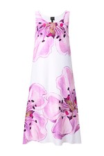 Ulla Popken Damen große Größen Midikleid Blüten Tulpen Silhouette Rundhals