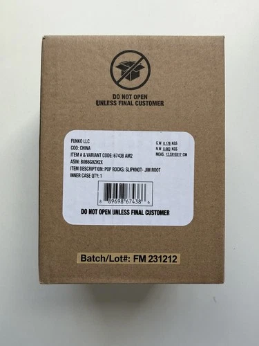 Slipknot Funko POP! Rocks Jim Root Vinyl Figure MISB Unopened Sealed Guitar MIB