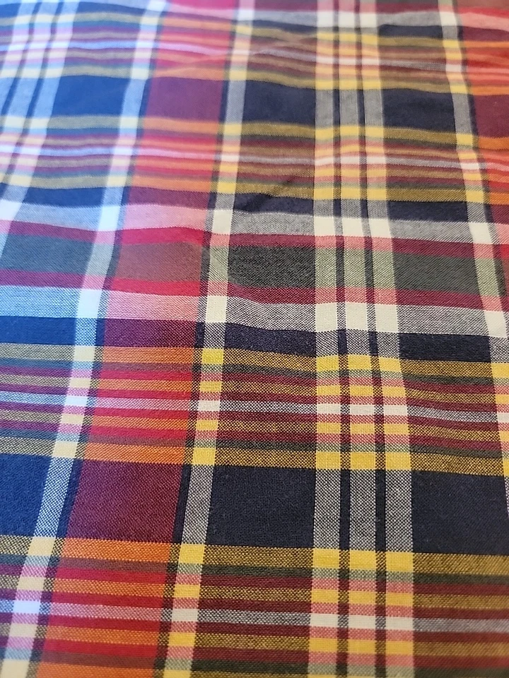 Rare! RALPH Lauren TWIN Duvet Cover Reversible Denim Plaid  Kennebunkport NICE! - Image 3 of 4