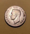 1950 Canadian Half Dollar (Full Design in 0), .800 Silver  *** FREE SHIP ***