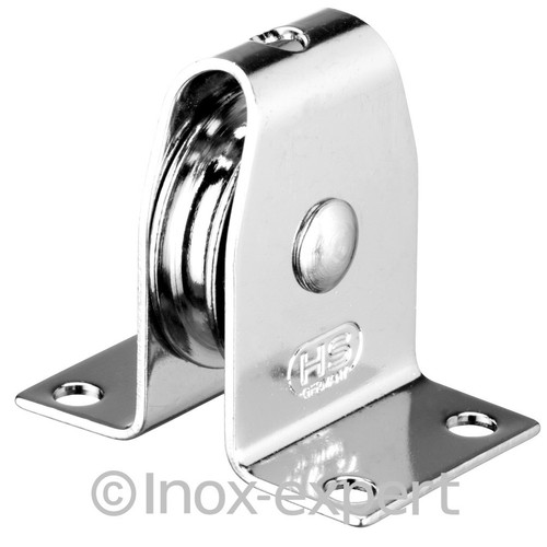 Sprenger Edelstahl-Umlenkrolle Kugellager VA Block Niro Rolle Dyneema Drahtseil - Bild 7 von 16