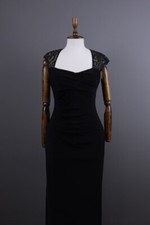 LAUREN RALPH LAUREN Black Evening Bodycon Sleeveless Tank Long Dress Size 6