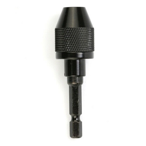 0.3-3.6mm Drill Chuck Adapter Bit Black Conversion For Power Tools Quick Change - Picture 2 of 8