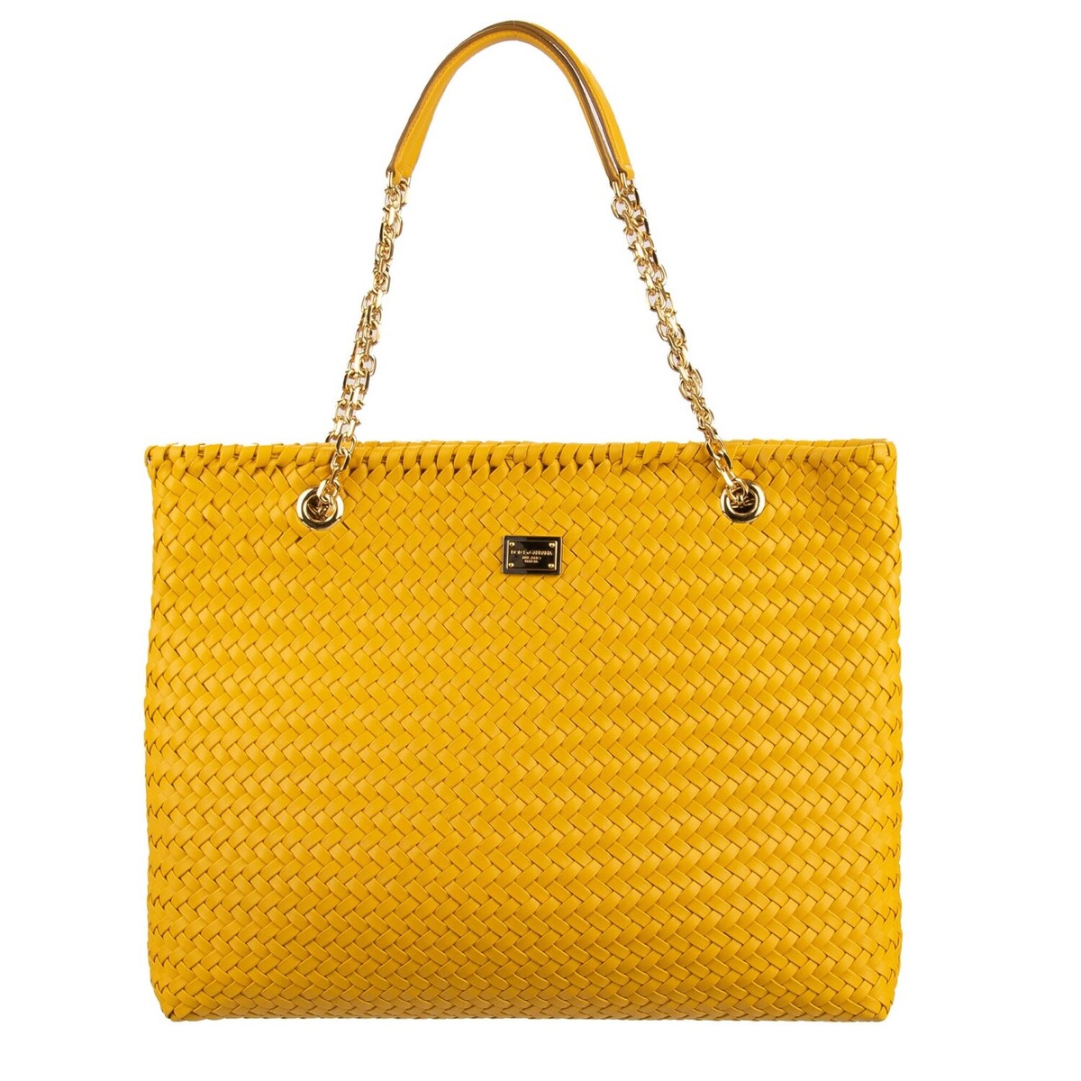Pochette De Sac à Main Avec Chaîne Et Poignée épaule - Cuir Et Fer - Couleur Beige/or
