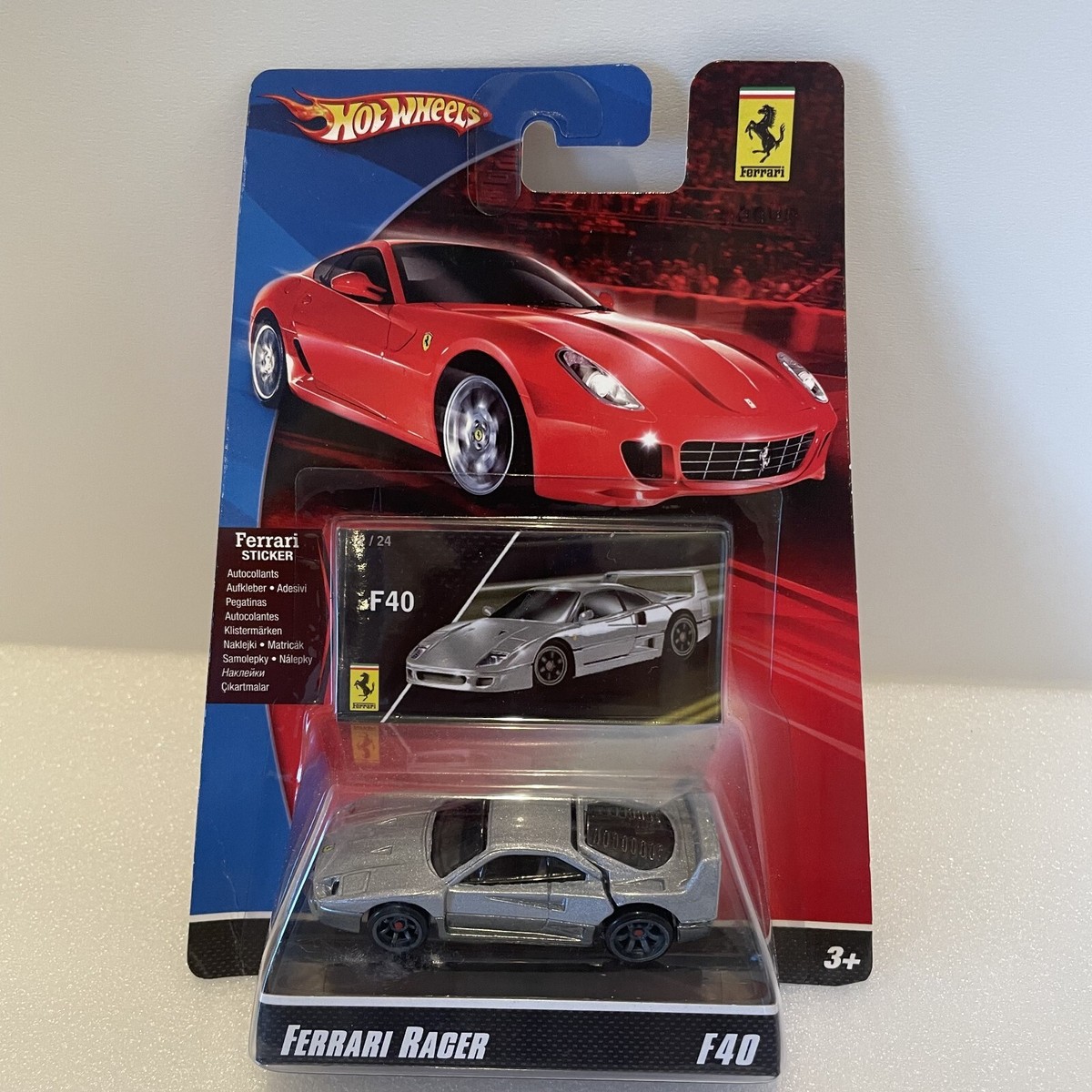 Hot Wheels Ferrari Racer F40 Silver New old stock Unopened | eBay