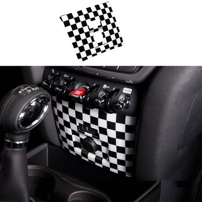 Black White Middle Console Cigarette Lighter Trim For Mini Cooper  Countryman F60