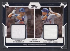 Russell Martin-James Loney 2007 Topps Highlights Dual Relics Jersey Card /25